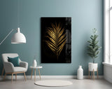 Feather Glass Wall Art.