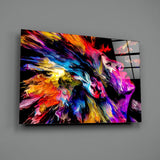 Colorful Thoughts Glass Wall Art.