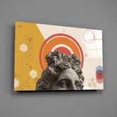 Sculpture Glass Wall Art.