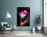 Colorful Thoughts Glass Wall Art.