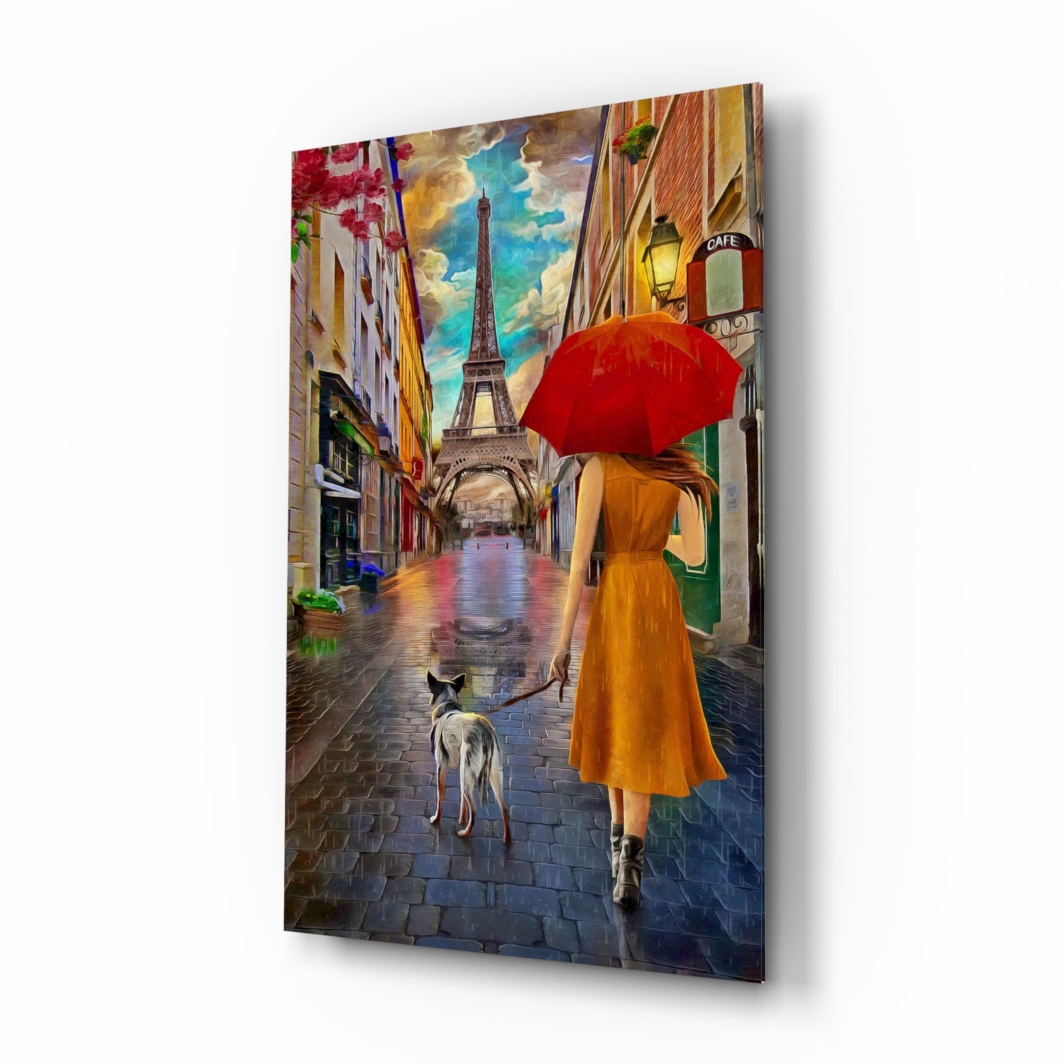 Paris Glass Wall Art.