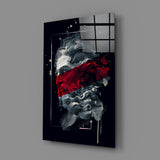 Poseidon Glass Wall Art.