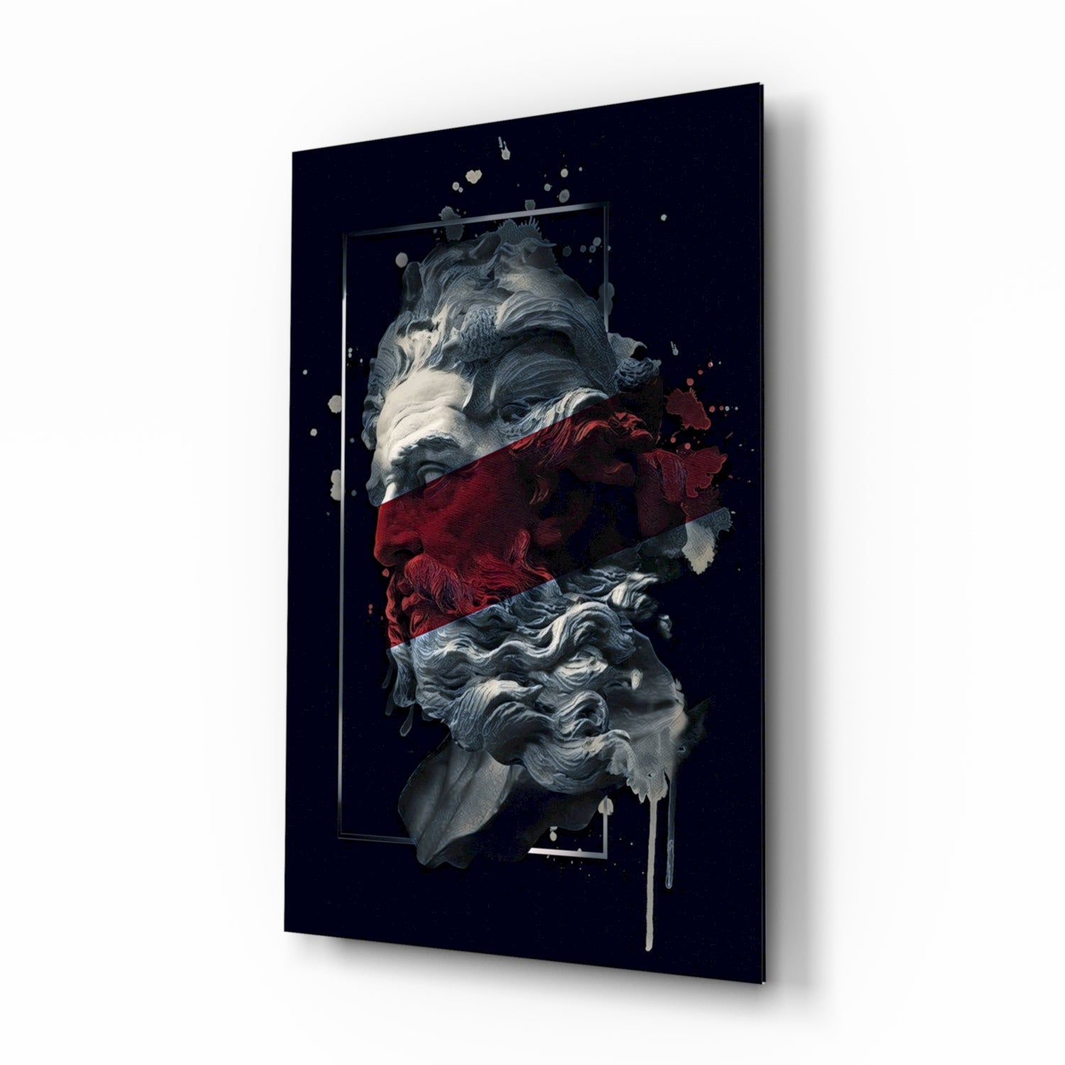 Poseidon Glass Wall Art.