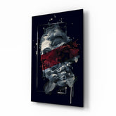 Poseidon Glass Wall Art.