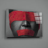 Silence Glass Wall Art.