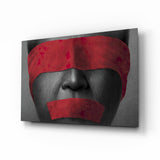 Silence Glass Wall Art.