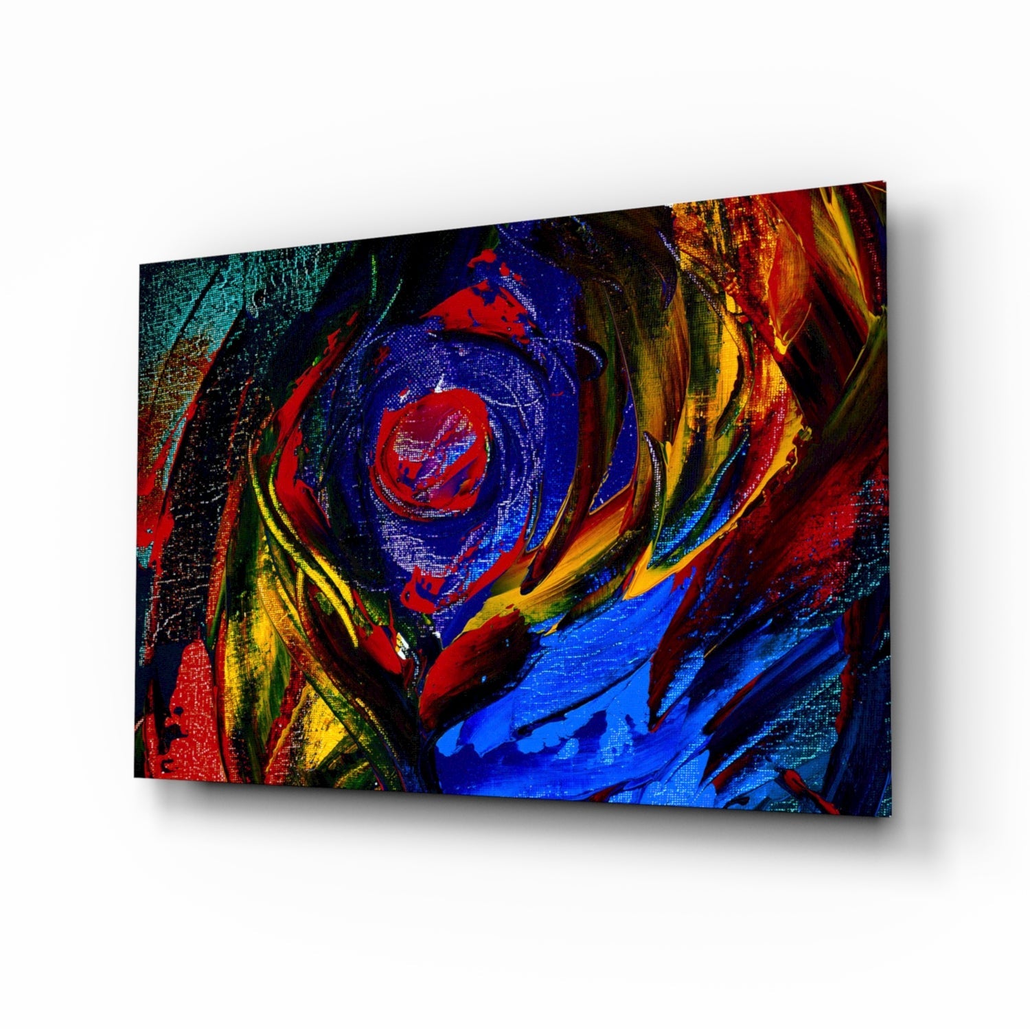 Oil Printing Glass Wall Art.