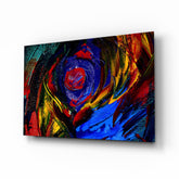 Oil Printing Glass Wall Art.