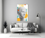 Sculpture Glass Wall Art.