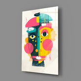 Illustration Glass Wall Art.