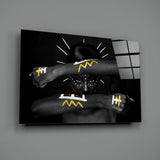 Native American Glass Wall Art.