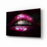 Lip Glass Wall Art.