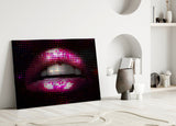Lip Glass Wall Art.