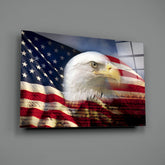 American Eagle Glass Wall Art.