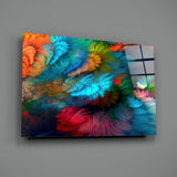 Dance of Colors Glass Wall Art.