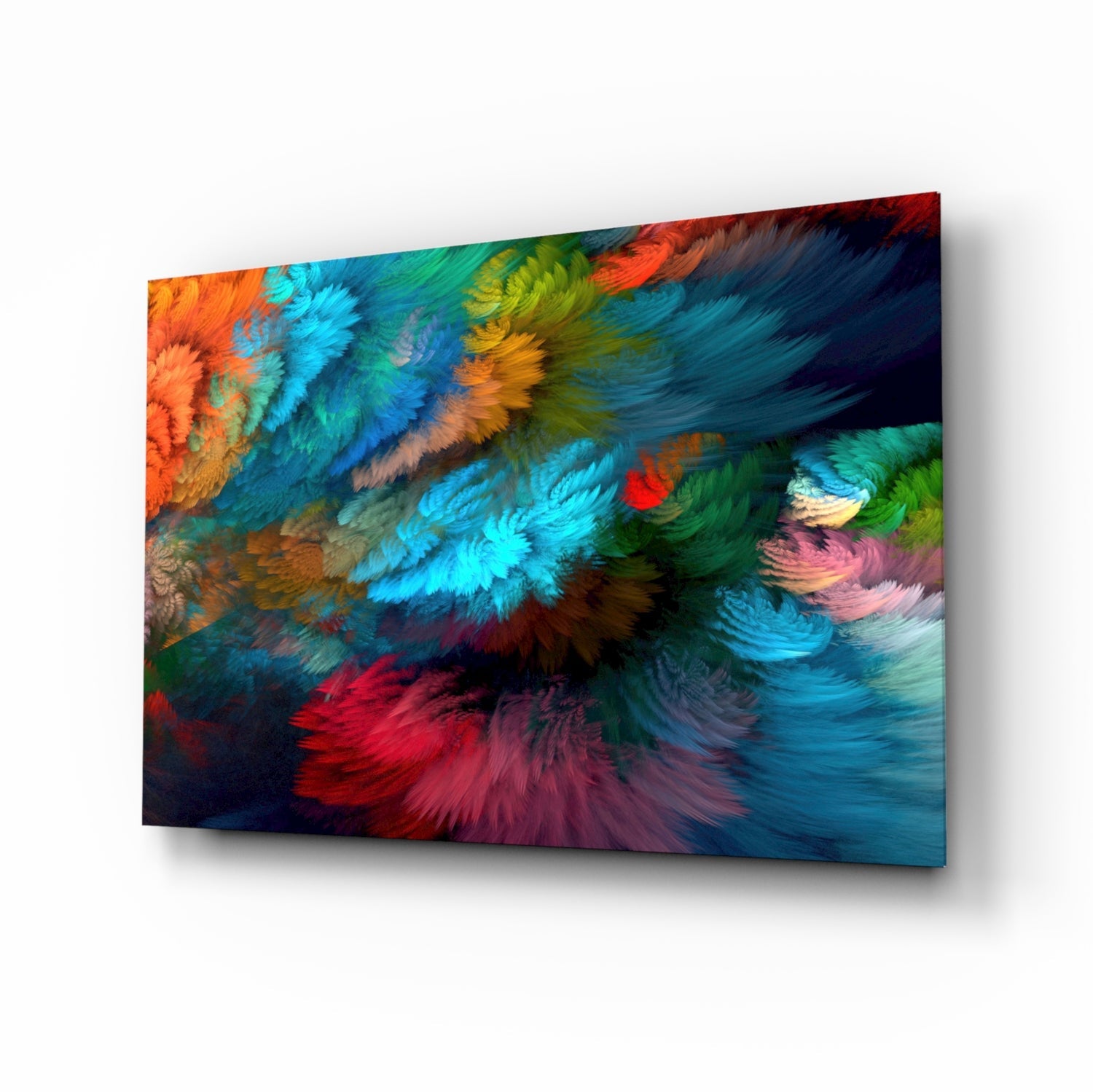 Dance of Colors Glass Wall Art.