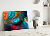 Dance of Colors Glass Wall Art.