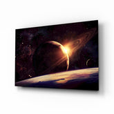 Space Glass Wall Art.