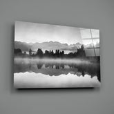 Lake View Glass Wall Art.