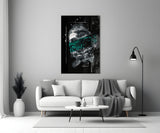 Poseidon Glass Wall Art.