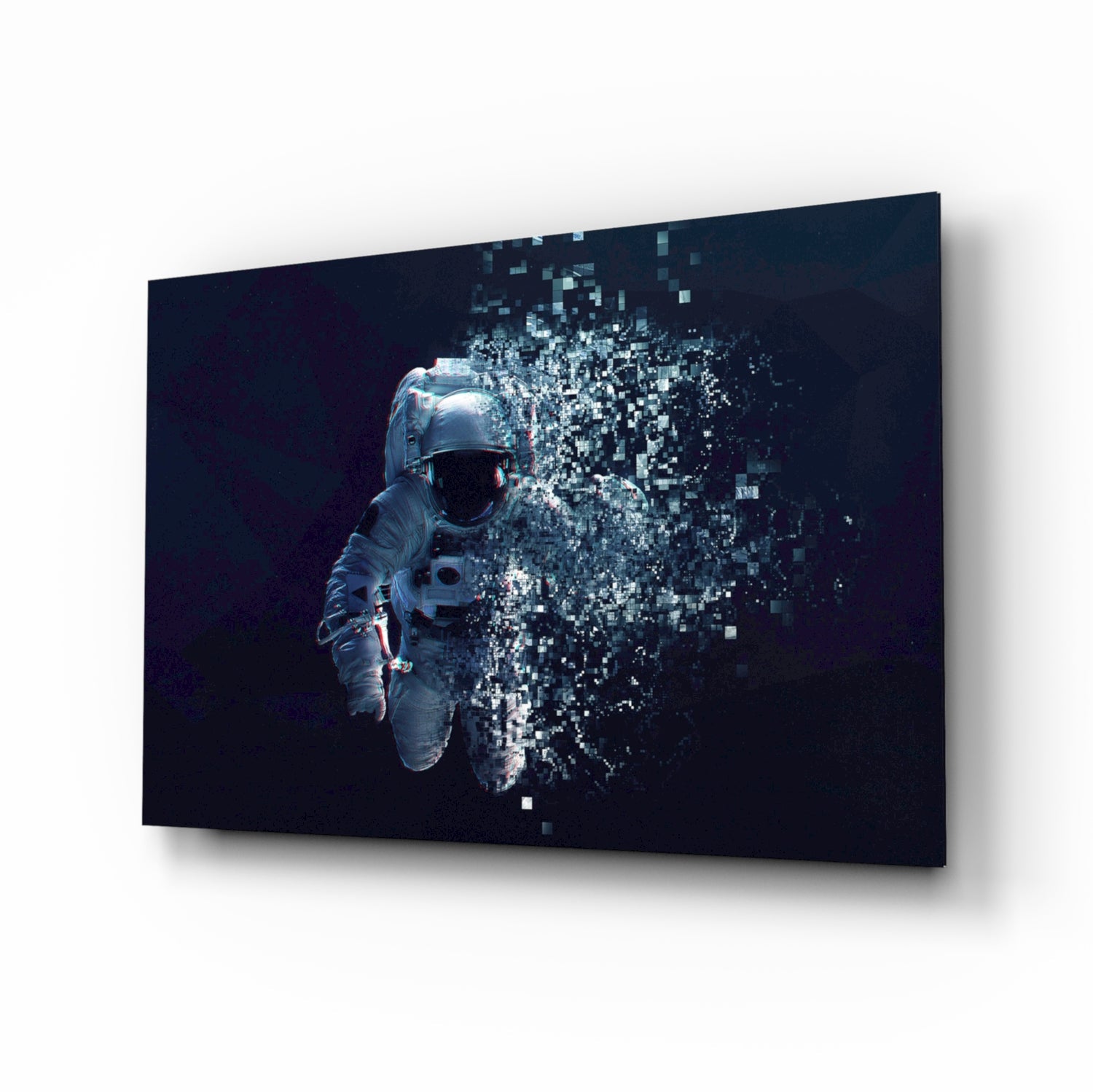 Astronaut Glass Wall Art.