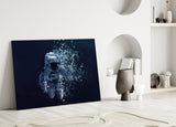 Astronaut Glass Wall Art.