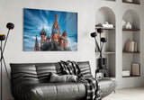 St. Basil's Cathedral Glass Wall Art.