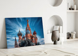 St. Basil's Cathedral Glass Wall Art.