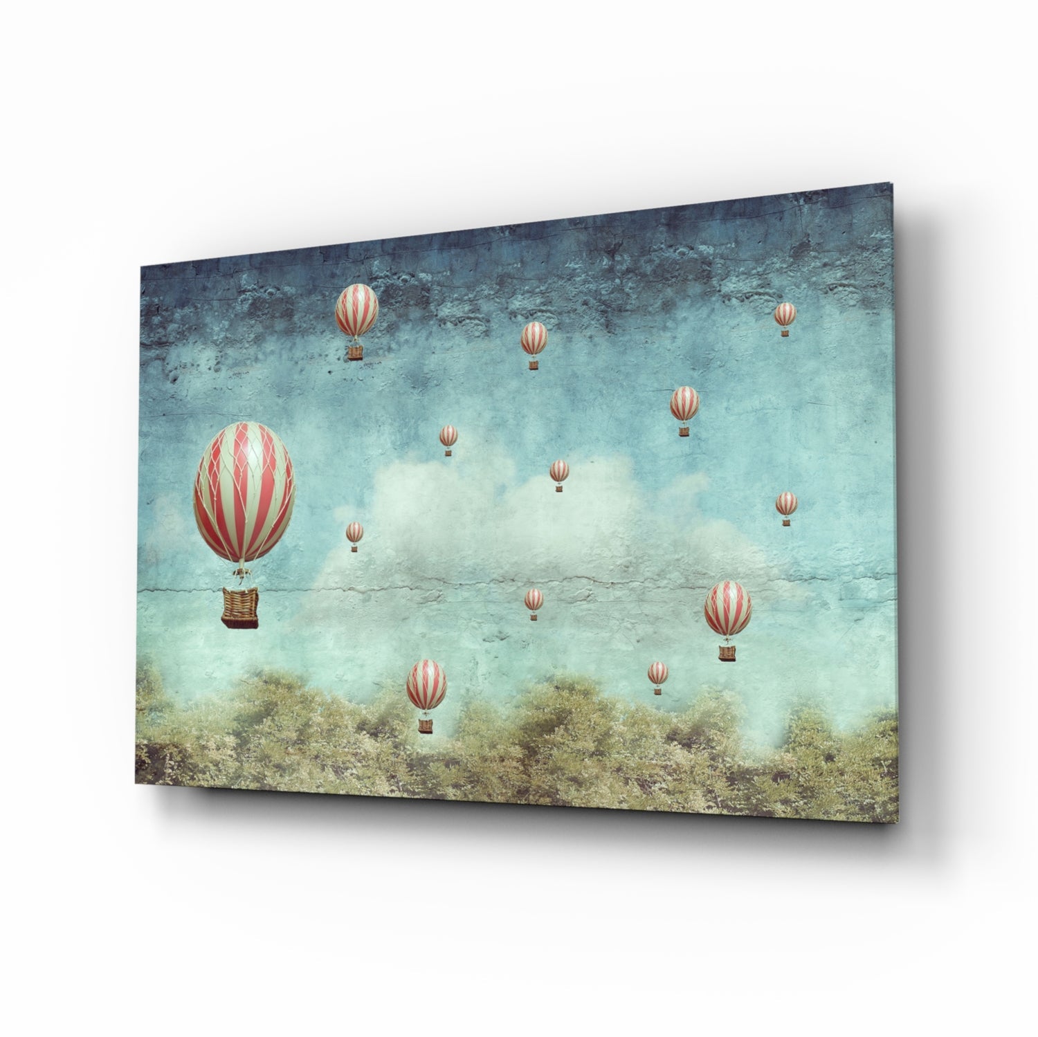 Balloon Glass Wall Art.