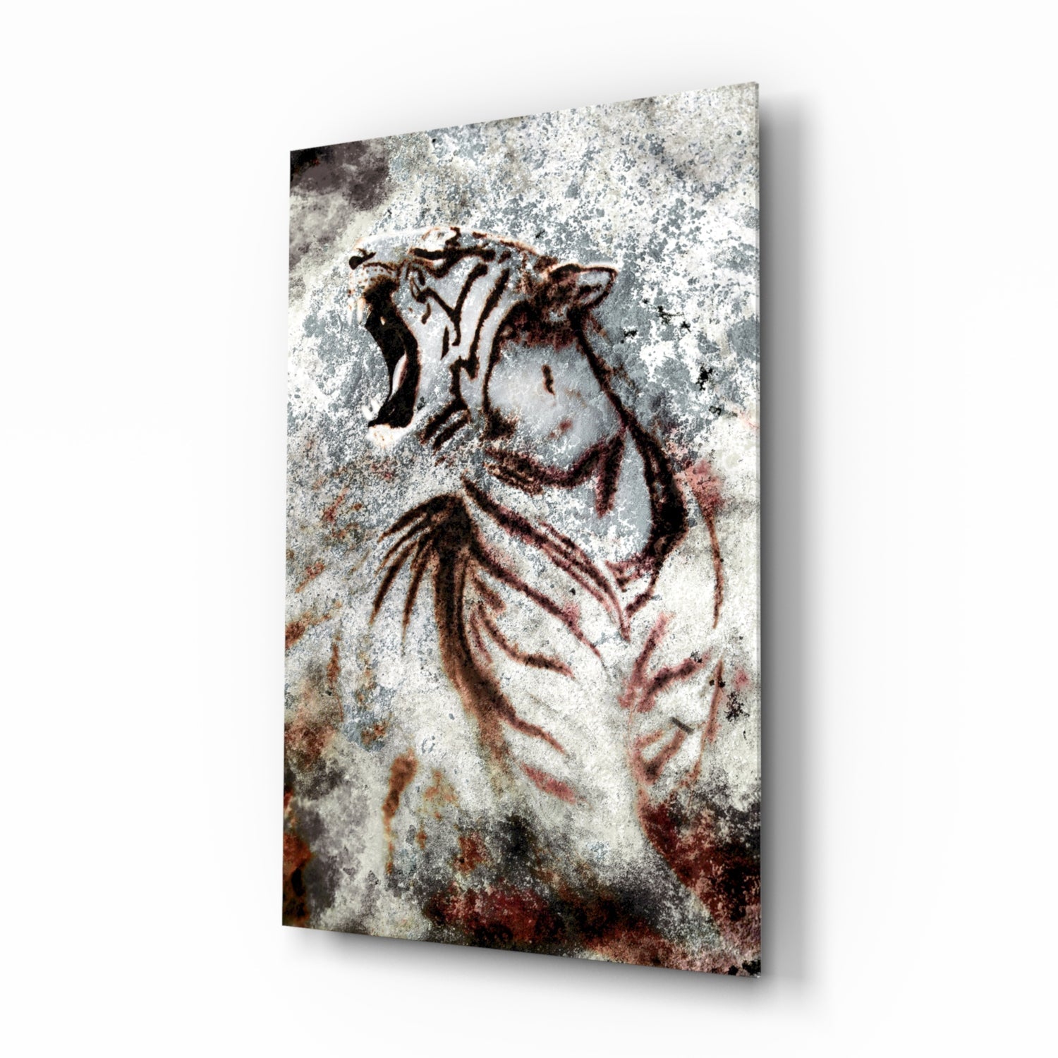 Tiger Glass Wall Art.