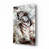 Tiger Glass Wall Art.