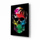 Skull Glass Wall Art.