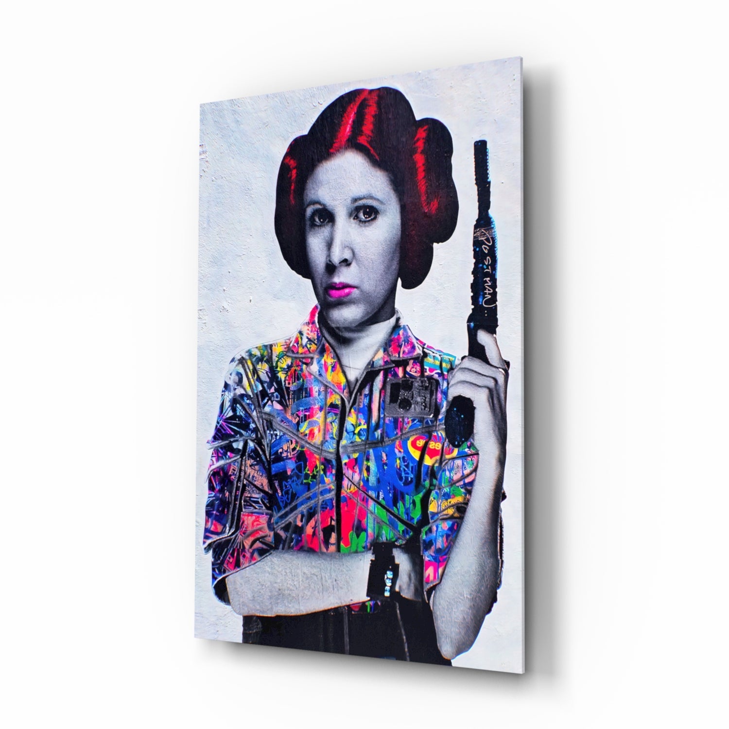 Princess Leia Glass Wall Art.