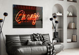 Change Glass Wall Art.