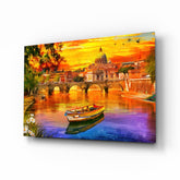 St. Peter's Basilica Glass Wall Art.