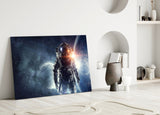 Astronaut Glass Wall Art.