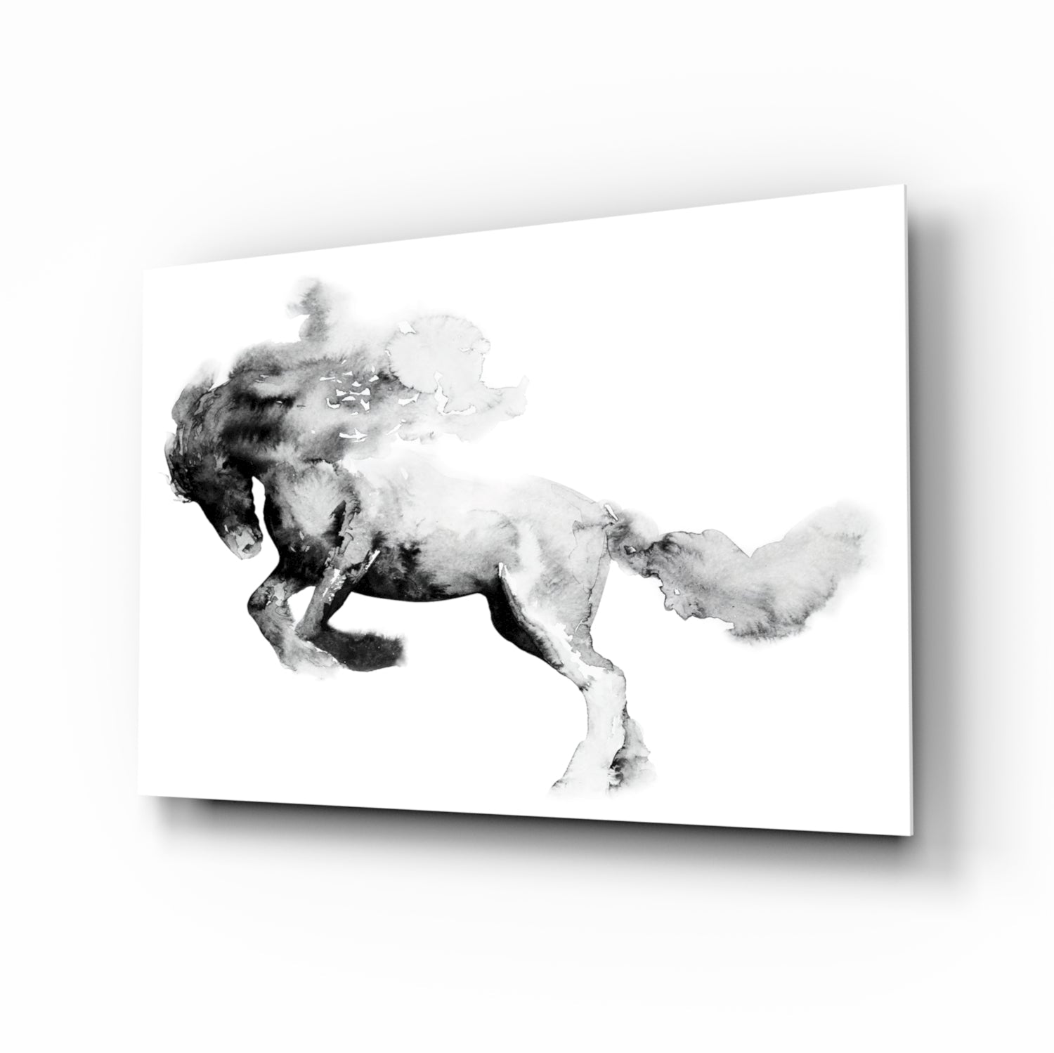 Horse Glass Wall Art.