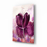 Tulip Glass Wall Art.
