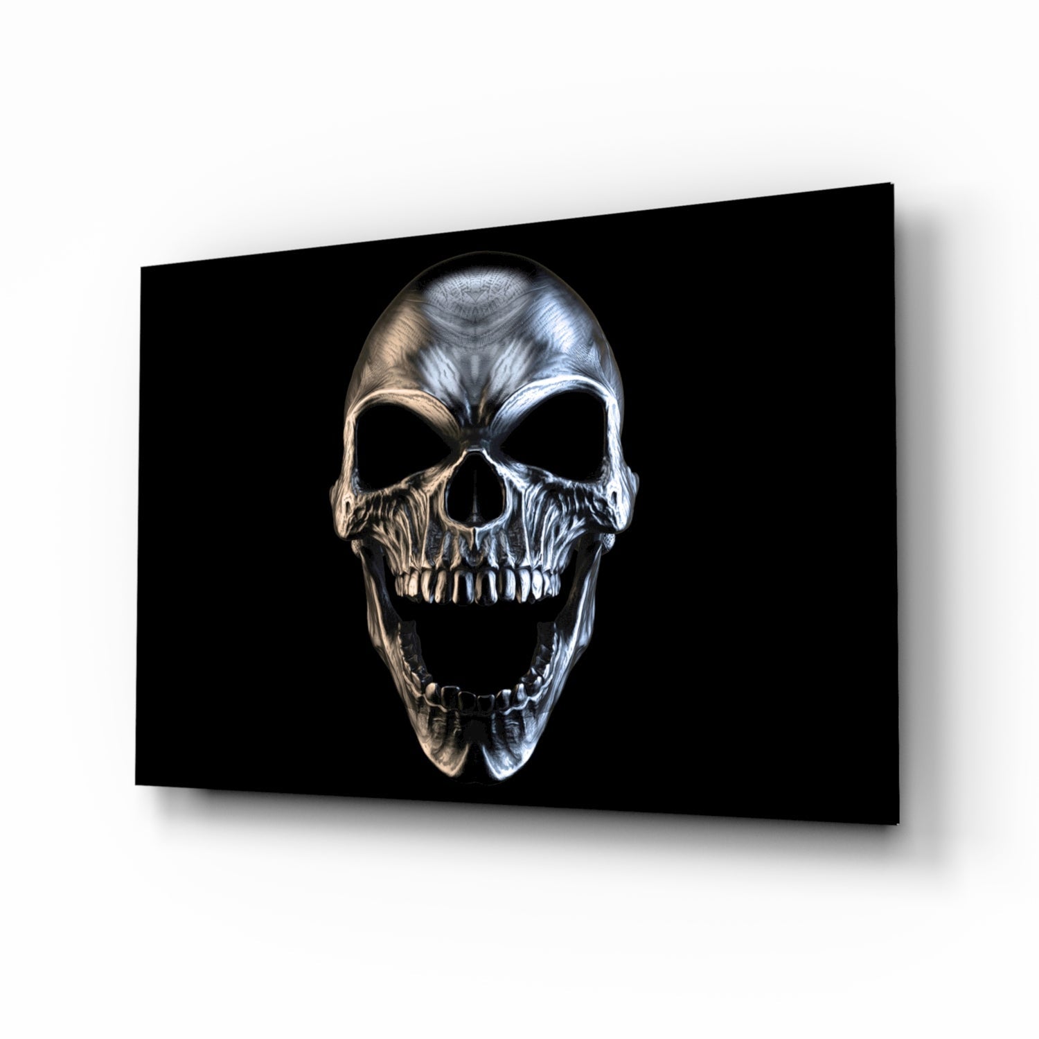 Skull Glass Wall Art.