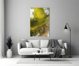 Colors of Abstraction Glass Wall Art.