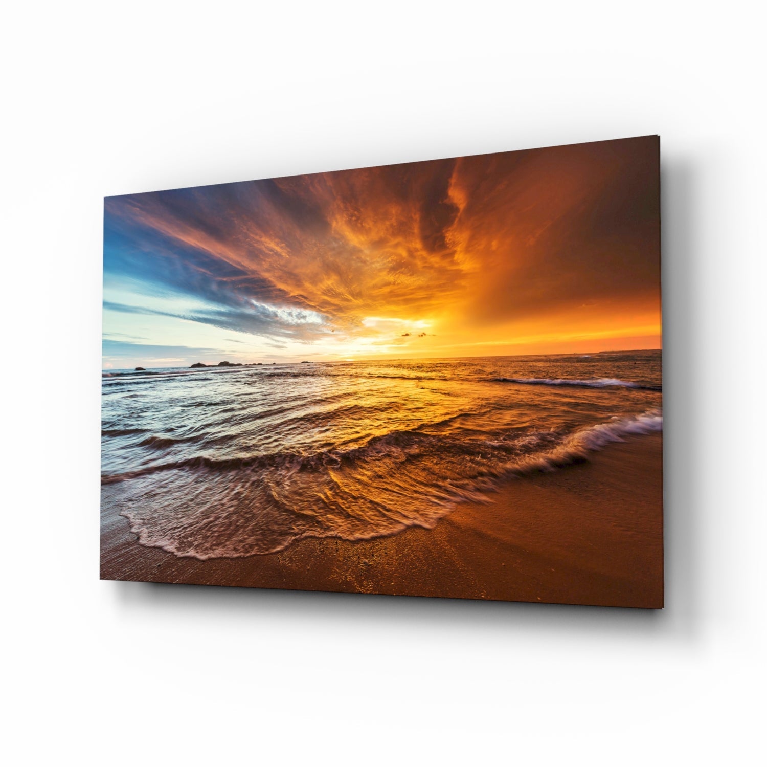 Sunset Glass Wall Art.