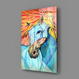 Horse Glass Wall Art.