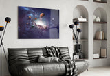 Planets Glass Wall Art.
