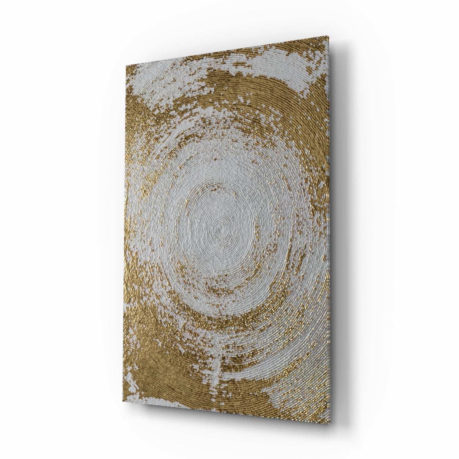 Abstract Loop Glass Wall Art.