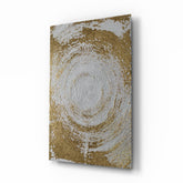 Abstract Loop Glass Wall Art.