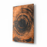 Abstract Loop Glass Wall Art.