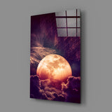 Moon Glass Wall Art.