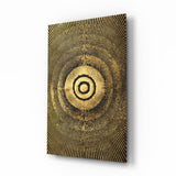 Abstract Loop Glass Wall Art.