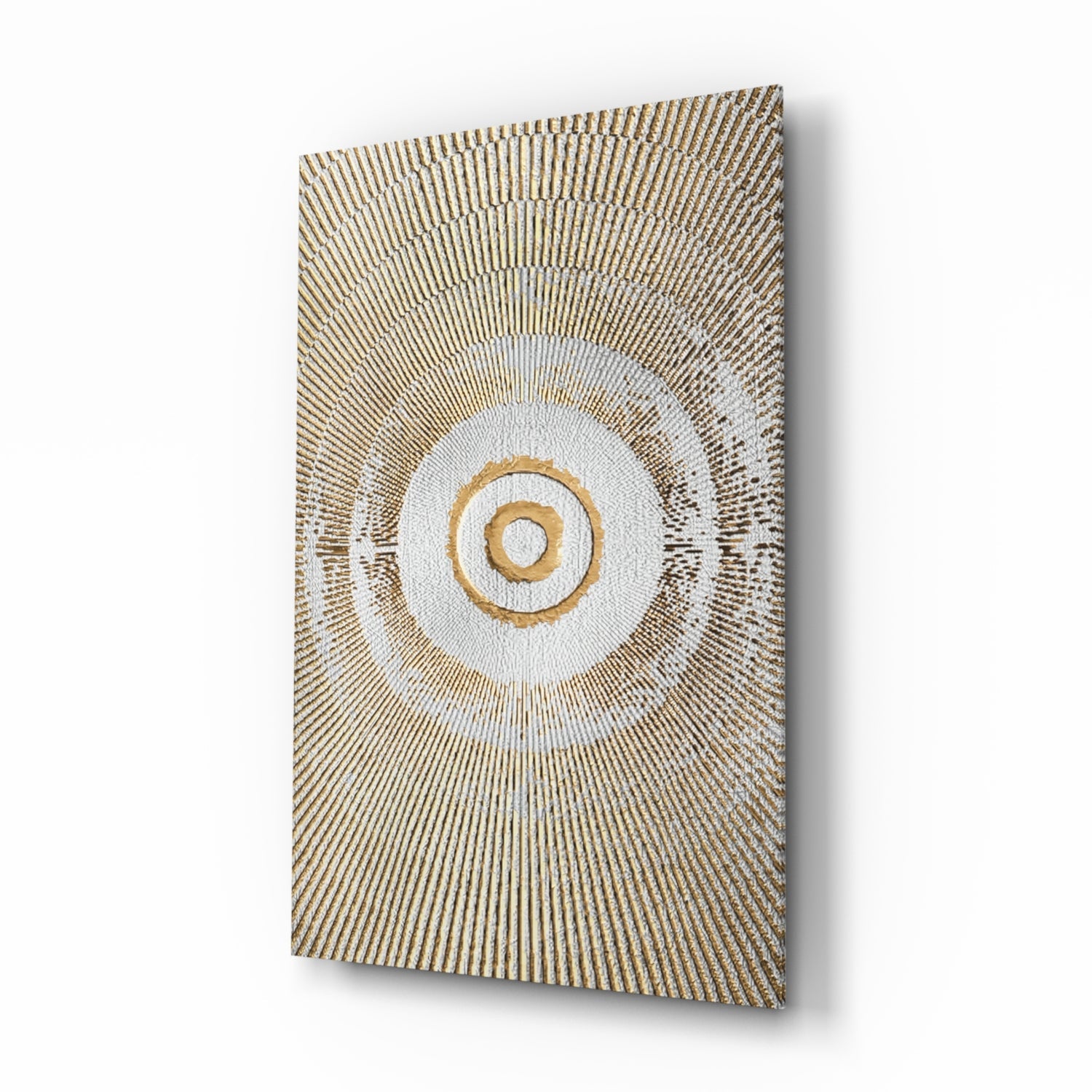Abstract Loop Glass Wall Art.