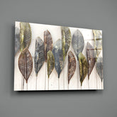 Feathers Glass Wall Art.